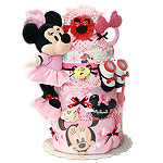 Cute Minnie Mouse Diaper Cake