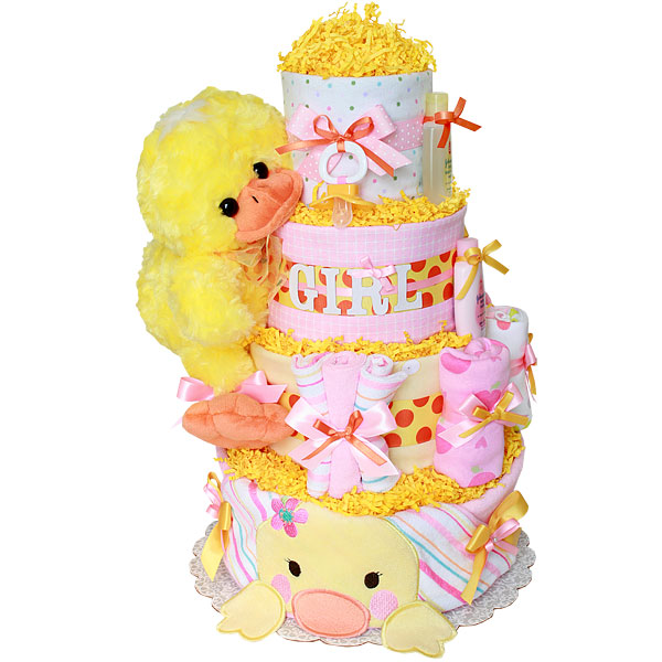 Duck Diaper Cakes For Baby Showers / 1 / Cookies bag up some decorated