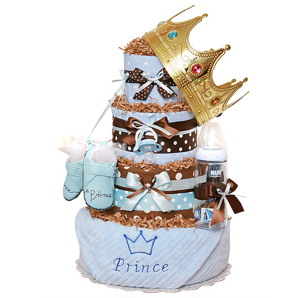 prince diaper cake