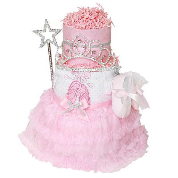 ballerina diaper cake